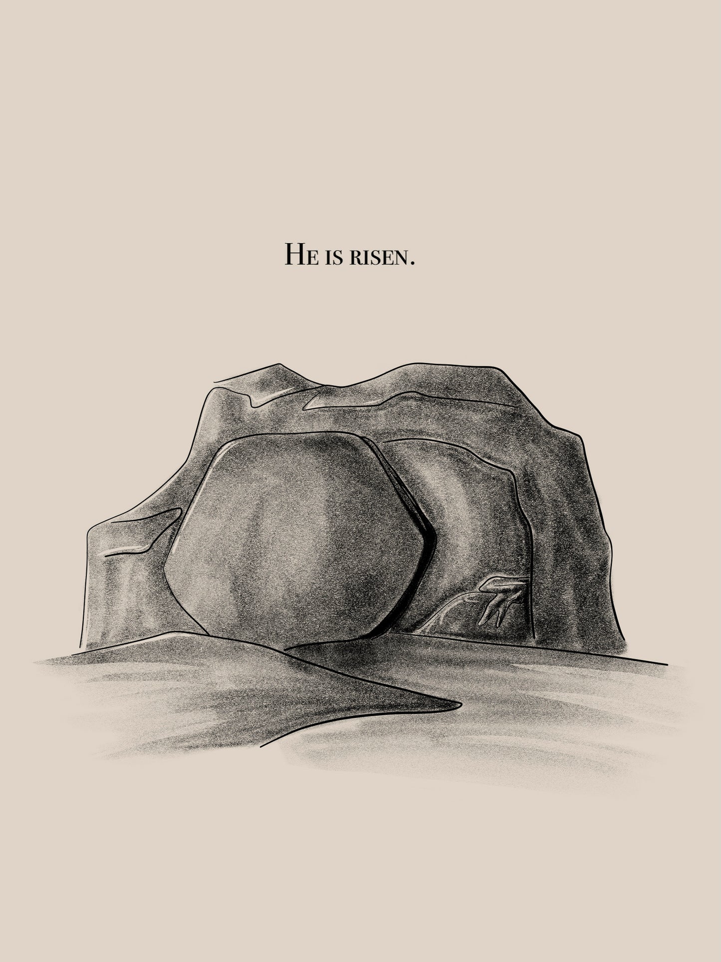 He is risen II (Postkarte)