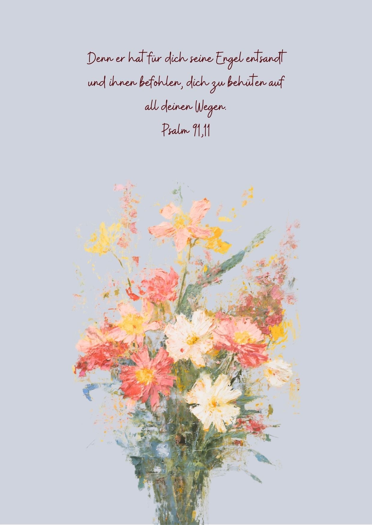 Geburtstag Blumen (Grußkarte)